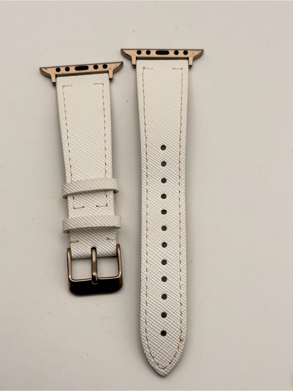 Heyday White Leather & Rose Gold, new, 38/40/41mm, Apple Watch Band